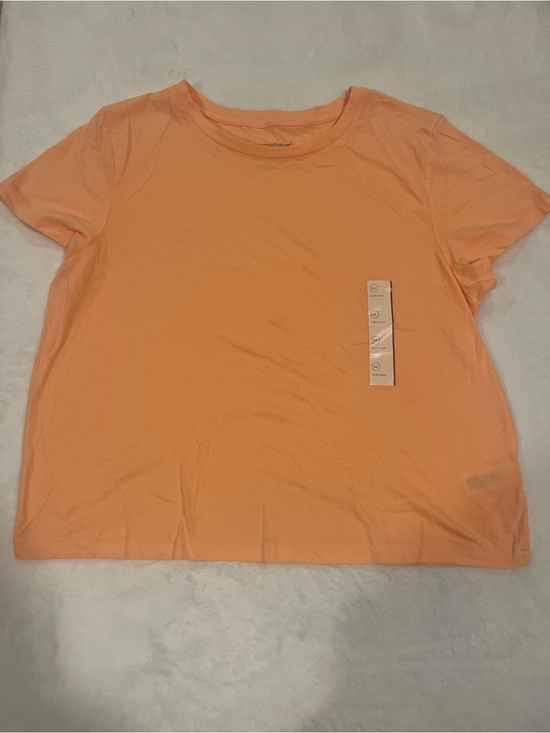 Universal Thread Tops - Universal Thread Solid Peach Crewneck Tee - XL